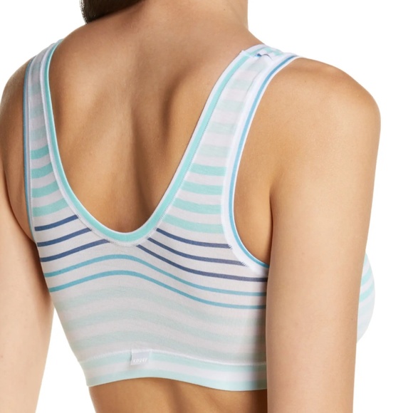 Blue Striped Bralette - Picture 2 of 2